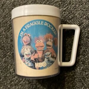 Vintage 1982 Fraggle Rock Eagle Cup/Mug I'm a Fraggle Rocker HBO 80's Muppets